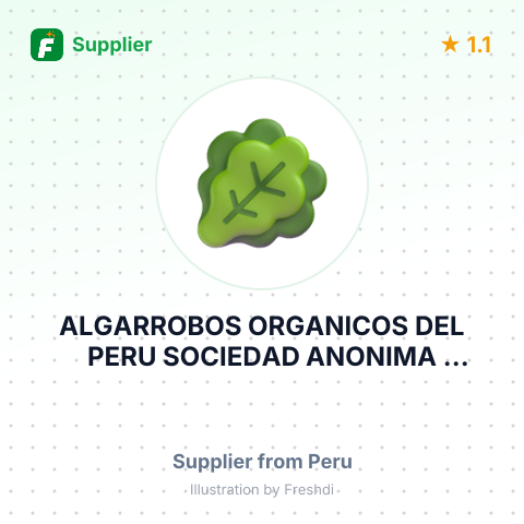 ALGARROBOS ORGANICOS DEL PERU SOCIEDAD ANONIMA CERRADA – summary card, no photo uploaded yet