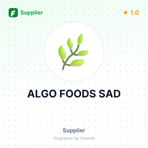 ALGO FOODS SAD – summary card, no photo uploaded yet