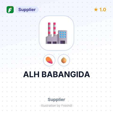 ALH BABANGIDA – summary card, no photo uploaded yet