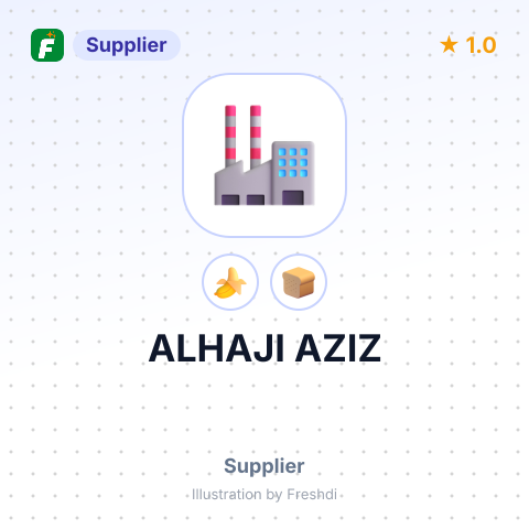 ALHAJI AZIZ – summary card, no photo uploaded yet