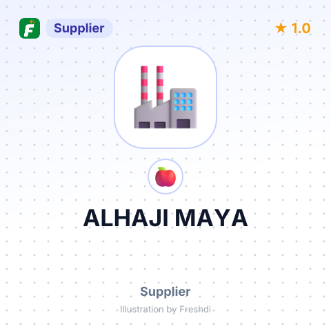 ALHAJI MAYA – summary card, no photo uploaded yet