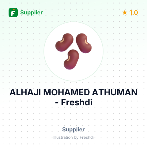 ALHAJI MOHAMED ATHUMAN – summary card, no photo uploaded yet