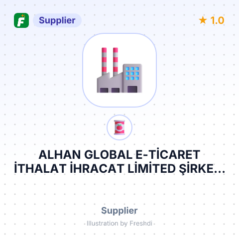 ALHAN GLOBAL E-TİCARET İTHALAT İHRACAT LİMİTED ŞİRKETİ – summary card, no photo uploaded yet