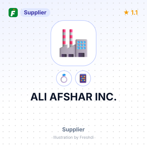 ALI AFSHAR INC. – summary card, no photo uploaded yet