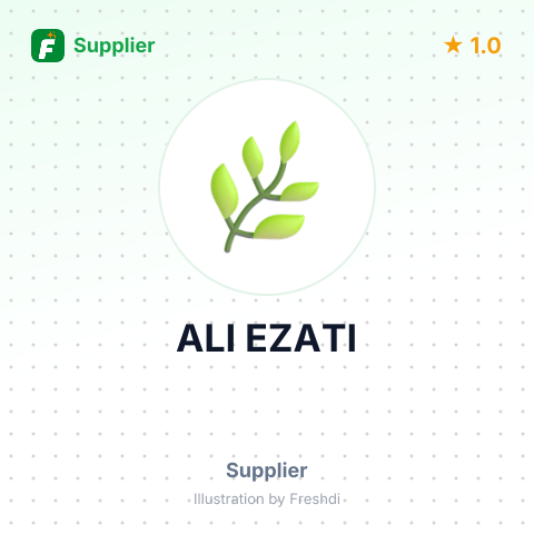 ALI EZATI – summary card, no photo uploaded yet
