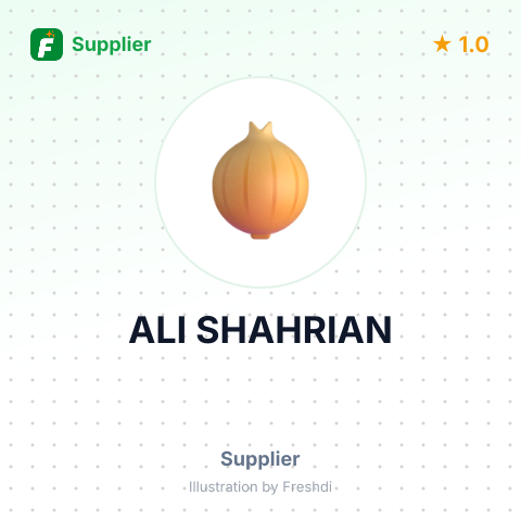 ALI SHAHRIAN – summary card, no photo uploaded yet