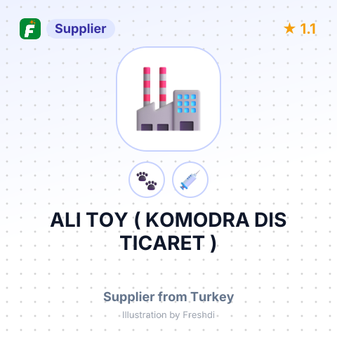 ALI TOY ( KOMODRA DIS TICARET ) – summary card, no photo uploaded yet