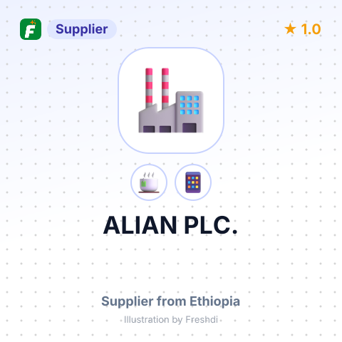 ALIAN PLC. – summary card, no photo uploaded yet