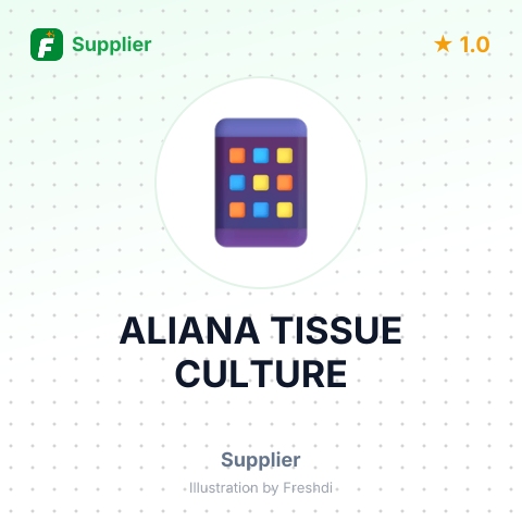 ALIANA TISSUE CULTURE – summary card, no photo uploaded yet
