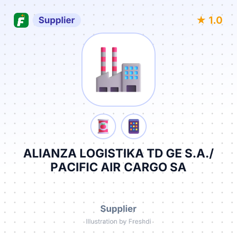 ALIANZA LOGISTIKA TD GE S.A./PACIFIC AIR CARGO SA – summary card, no photo uploaded yet