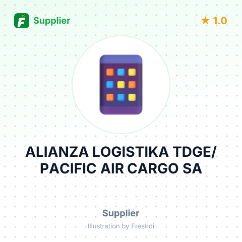 ALIANZA LOGISTIKA TDGE/PACIFIC AIR CARGO SA – summary card, no photo uploaded yet