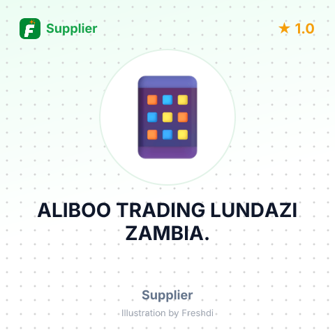 ALIBOO TRADING LUNDAZI ZAMBIA. – summary card, no photo uploaded yet