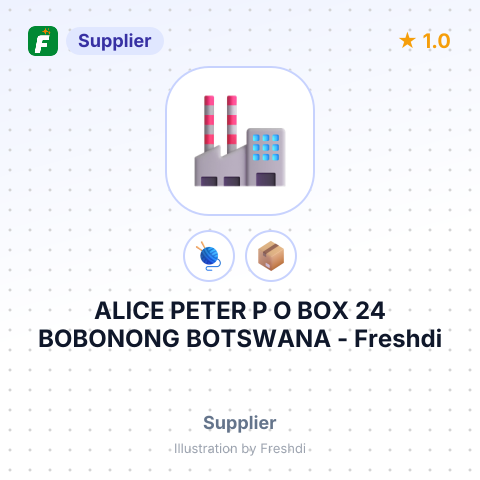 ALICE PETER P O BOX 24 BOBONONG BOTSWANA – summary card, no photo uploaded yet
