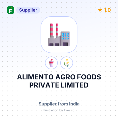 ALIMENTO AGRO FOODS PRIVATE LIMITED – summary card, no photo uploaded yet