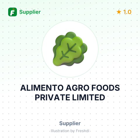 ALIMENTO AGRO FOODS PRIVATE LIMITED – summary card, no photo uploaded yet