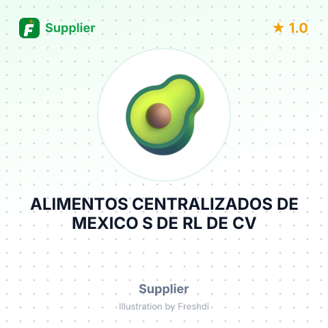 ALIMENTOS CENTRALIZADOS DE MEXICO S DE RL DE CV – summary card, no photo uploaded yet