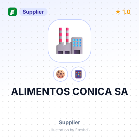 ALIMENTOS CONICA SA – summary card, no photo uploaded yet