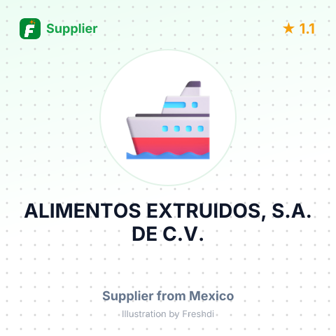 ALIMENTOS EXTRUIDOS, S.A. DE C.V. – summary card, no photo uploaded yet