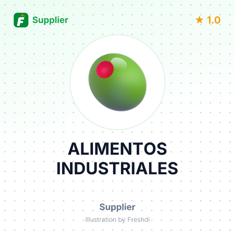 ALIMENTOS INDUSTRIALES – summary card, no photo uploaded yet