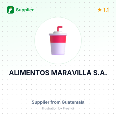ALIMENTOS MARAVILLA S.A. – summary card, no photo uploaded yet