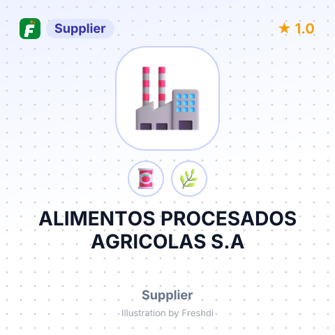 ALIMENTOS PROCESADOS AGRICOLAS S.A – summary card, no photo uploaded yet