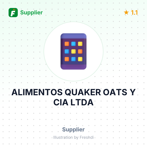ALIMENTOS QUAKER OATS Y CIA LTDA – summary card, no photo uploaded yet
