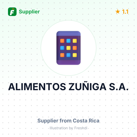 ALIMENTOS ZUÑIGA S.A. – summary card, no photo uploaded yet