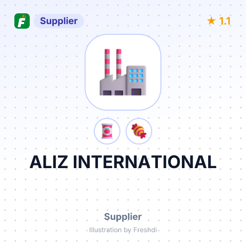 ALIZ INTERNATIONAL – summary card, no photo uploaded yet