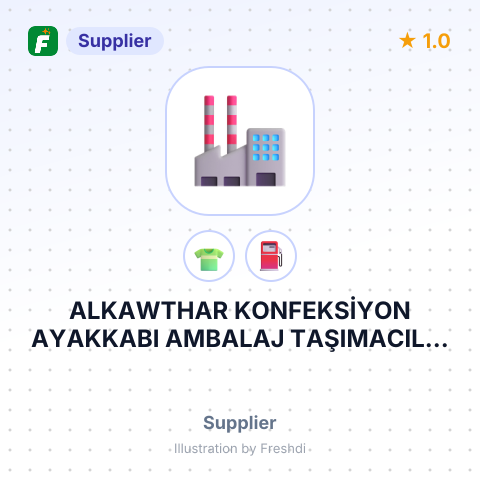 ALKAWTHAR KONFEKSİYON AYAKKABI AMBALAJ TAŞIMACILIK TEKSTİL PETROL SANAYİ İÇ VE DIŞ TİCARET LİMİTED ŞİRKETİ – summary card, no photo uploaded yet