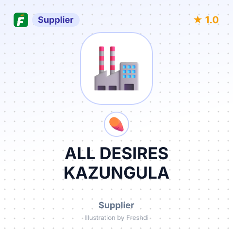 ALL DESIRES KAZUNGULA – summary card, no photo uploaded yet