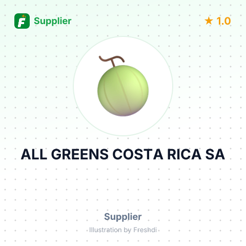 ALL GREENS COSTA RICA SA – summary card, no photo uploaded yet