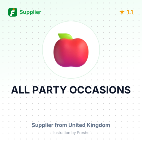 ALL PARTY OCCASIONS – summary card, no photo uploaded yet