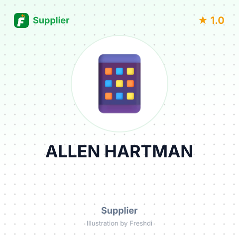 ALLEN HARTMAN – summary card, no photo uploaded yet