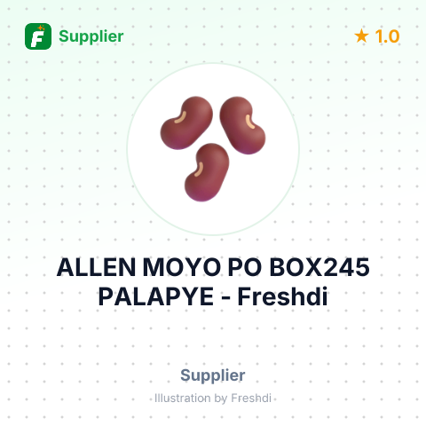 ALLEN MOYO PO BOX245 PALAPYE – summary card, no photo uploaded yet