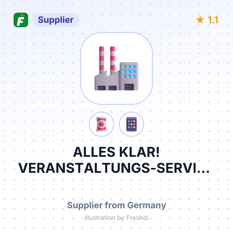 ALLES KLAR! VERANSTALTUNGS-SERVICE GMBH – summary card, no photo uploaded yet