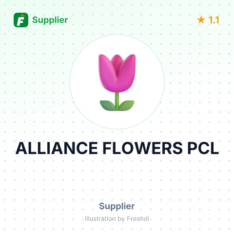 ALLIANCE FLOWERS PCL – summary card, no photo uploaded yet