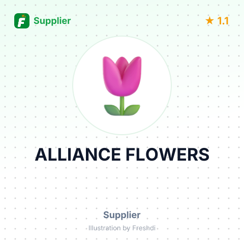 ALLIANCE FLOWERS – summary card, no photo uploaded yet