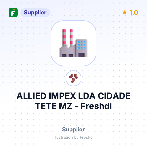 ALLIED IMPEX LDA CIDADE TETE MZ – summary card, no photo uploaded yet