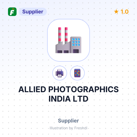 ALLIED PHOTOGRAPHICS INDIA LTD – summary card, no photo uploaded yet