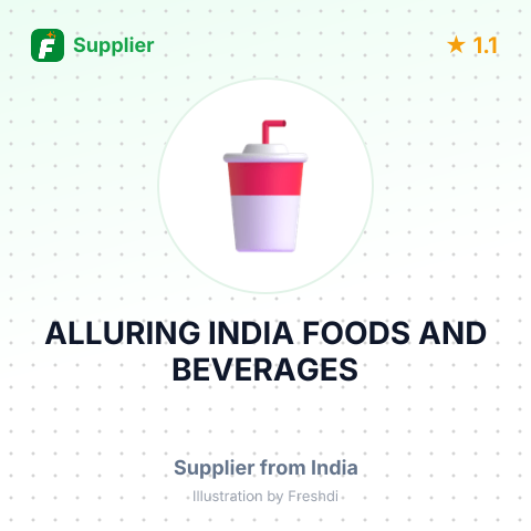 ALLURING INDIA FOODS AND BEVERAGES – summary card, no photo uploaded yet