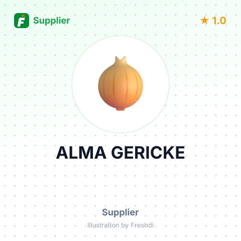 ALMA GERICKE – summary card, no photo uploaded yet