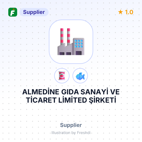 ALMEDİNE GIDA SANAYİ VE TİCARET LİMİTED ŞİRKETİ – summary card, no photo uploaded yet