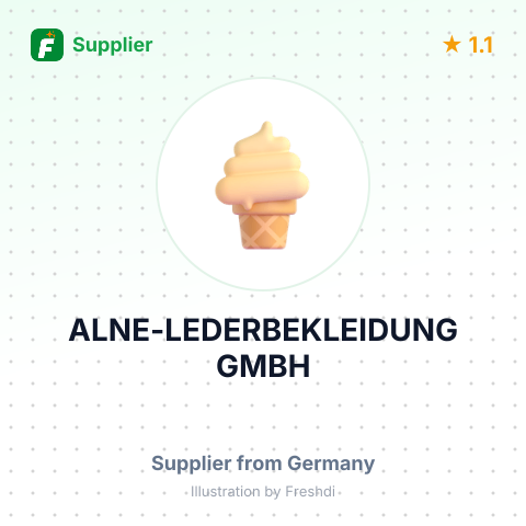 ALNE-LEDERBEKLEIDUNG GMBH – summary card, no photo uploaded yet