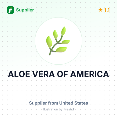 ALOE VERA OF AMERICA – summary card, no photo uploaded yet