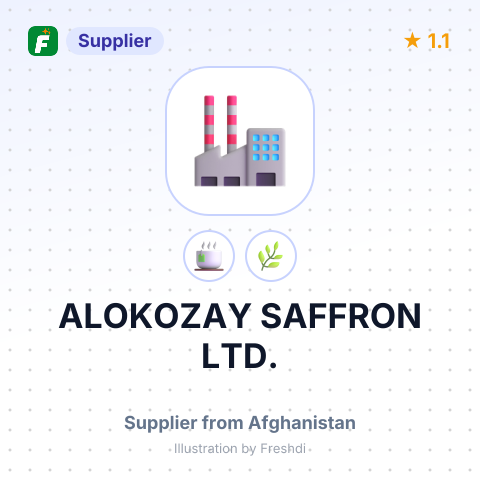 ALOKOZAY SAFFRON LTD. – summary card, no photo uploaded yet