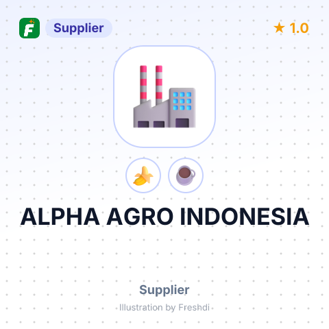 ALPHA AGRO INDONESIA – summary card, no photo uploaded yet