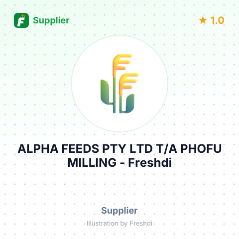 ALPHA FEEDS PTY LTD T/A PHOFU MILLING – summary card, no photo uploaded yet
