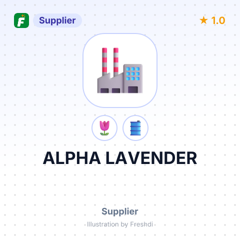 ALPHA LAVENDER – summary card, no photo uploaded yet