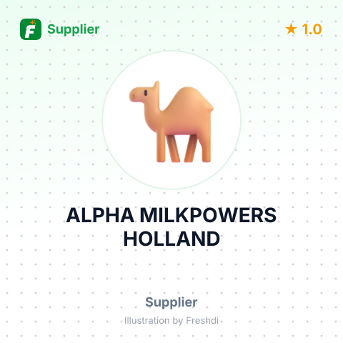 ALPHA MILKPOWERS HOLLAND – summary card, no photo uploaded yet