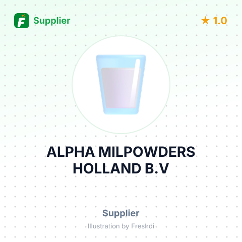 ALPHA MILPOWDERS HOLLAND B.V – summary card, no photo uploaded yet